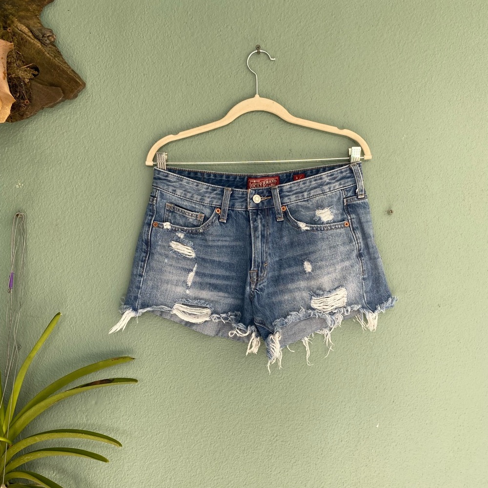 Lucky Brand High Waisted Jean Shorts